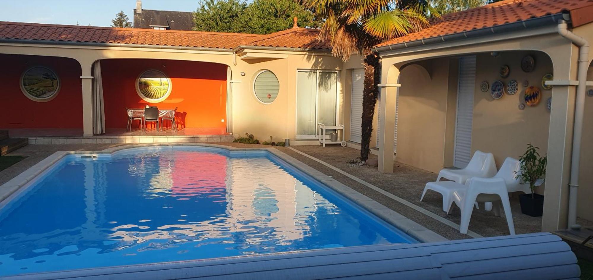 Gite Calme #2 Ou 3 Pers #Piscine #Cholet #Wifi Haut Debit #Travailleurs Thales Lacroix Et Autres Entreprises #Petits Dejeuners Et Repas Possibles Sur Demande Le May-sur-Evre Εξωτερικό φωτογραφία